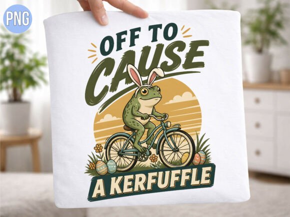 Download Funny Easter Frog Graphic PNG Shirt - Frog graphic Collection