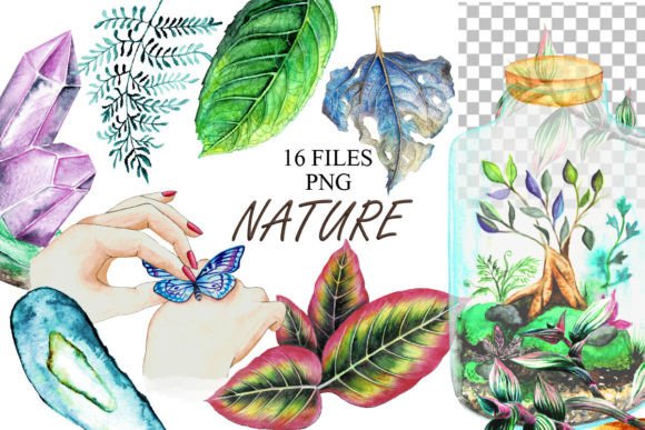 Download Watercolor Nature Clipart, Sublimation - Premium Resources